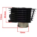 KIT CILINDRO + PISTON MOTOMEL XPLORA 250/MOTORES CHINOS 250CC VARILLERO RECORRIDO 65MM (67MM) STD