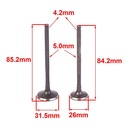 VALVULAS HONDA CB190 R (JGO) STD