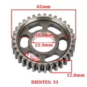 ENGRANAJE 1 VEL. S/SECUNDARIO Z-33 COMPETICION-100/110/125 CREUSO (8200-PRO)