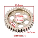 ENGRANAJE 1° VELOCIDAD SOBRE SECUNDARIO Z-36 BAJAJ 220 ROUSER/ NAKED CREUSO (7974-000)