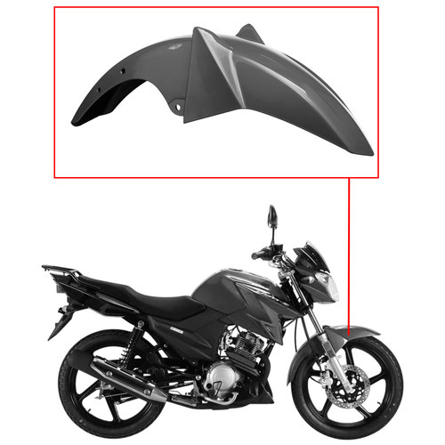 GUARDABARRO DEL. YAMAHA YBR 125Z GRIS (2017-2018) GRIS MTC