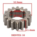 ENGRANAJE 2° VELOCIDAD SOBRE PRIMARIO Z-16 ZANELLA 250 ZR GTA (4T) CREUSO (8380-000)