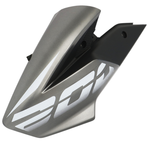 CACHA LATERAL TANQUE BAJAJ PULSAR / ROUSER NS 200 (2024) GRIS LADO IZQUIERDO  MTC