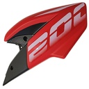 CACHA LATERAL TANQUE BAJAJ PULSAR / ROUSER NS 200 (2024) ROJO  LADO DERECHO  MTC