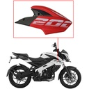 CACHA LATERAL TANQUE BAJAJ PULSAR / ROUSER NS 200 (2024) ROJO  LADO DERECHO  MTC