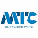 CACHA LATERAL TANQUE BAJAJ PULSAR / ROUSER NS 200 (2024) ROJO  LADO DERECHO  MTC