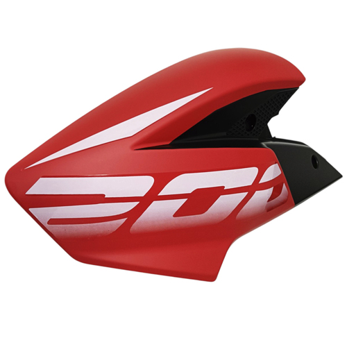 CACHA LATERAL TANQUE BAJAJ PULSAR / ROUSER NS 200 (2024) ROJO  LADO IZQUIERDO  MTC