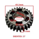 ENGRANAJE 3 VEL. S/SECUNDARIO Z-27 COMPETICION-100/110/125 CREUSO (8202-PRO)