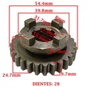 ENGRANAJE 3 VEL. S/SECUNDARIO Z-28 ZANELLA 150 RX/G3/FULL/150 CREUSO (4257-000)