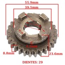 ENGRANAJE 3 VEL. S/SECUNDARIO Z-29 ZANELLA 150 PATA EAGLE 4T-5V/HJ CREUSO (4269-000)