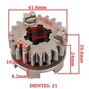 ENGRANAJE 3° VELOCIDAD SOBRE PRIMARIO Z-21 BAJAJ 220 ROUSER/ NAKED CREUSO (7971-000)
