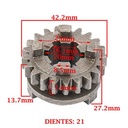 ENGRANAJE 3° VELOCIDAD SOBRE PRIMARIO Z-21 YAMAHA 105 T CRYPTON/ D/ ED (4T) CREUSO (7005-000)