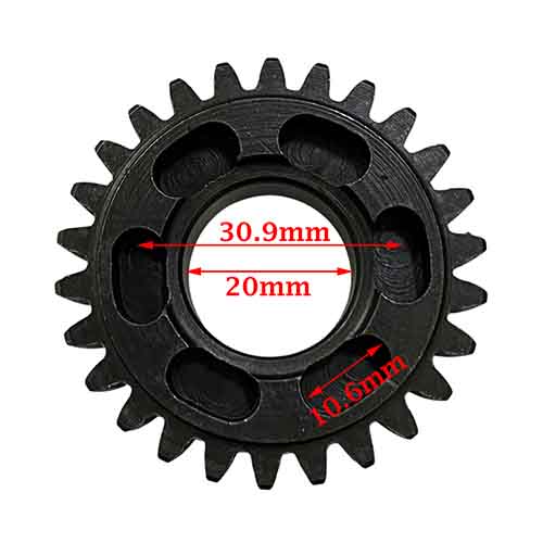 ENGRANAJE 3° VELOCIDAD SOBRE SECUNDARIO Z-26 GUERRERO-MAGIC 100 G/ 100 GD CREUSO (3202-100)