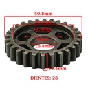 ENGRANAJE 3° VELOCIDAD SOBRE SECUNDARIO Z-28 BAJAJ 135 ROUSER -LS (4T) CREUSO (7956-000)