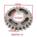ENGRANAJE 3º VELOCIDAD SOBRE SECUNDARIO Z-23 BETA 200 MOTARD/ CHRONO/ TR 2.0 (4T) CREUSO (7882-000)