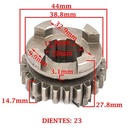 ENGRANAJE 4 VEL. S/PRIMARIO Z-23 HONDA 125/150 CG TITAN/KS-ES-D/125 FAN 4T CREUSO (3907-000)