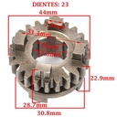 ENGRANAJE 4 VEL. S/PRIMARIO Z-23 ZANELLA 150 RX/G3/FULL/150 CREUSO (4262-000)