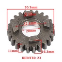 ENGRANAJE 4 VEL. S/SECUNDARIO Z-23 BRAVA 150 ALTINO 4T CREUSO (7653-000)