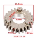 ENGRANAJE 4° VELOCIDAD SOBRE PRIMARIO Z-24 BAJAJ 220 ROUSER/ NAKED CREUSO (7972-000)