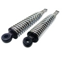 AMORTIGUADOR CG TITAN 150 STD CUERPO CROMADO RESORTE NEGRO JGO FAR (30088N)