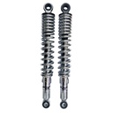 AMORTIGUADOR CG TITAN 150 STD CUERPO CROMADO RESORTE NEGRO JGO FAR (30088N)