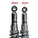 AMORTIGUADOR CG TITAN 150 STD CUERPO CROMADO RESORTE NEGRO JGO FAR (30088N)