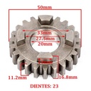 ENGRANAJE 5° VEL. S/PRIMARIO Z-23 MONDIAL 254 HD -A (MODELO NUEVO) (+02) (4T) CREUSO (7408-000)
