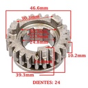 ENGRANAJE 5° VELOCIDAD SOBRE SECUNDARIO Z-24 BAJAJ 220 ROUSER/ NAKED CREUSO (7978-000)