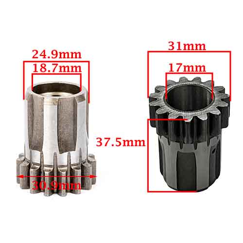 ENGRANAJE CANASTA S/PRIMARIO Z-15 ZANELLA 70/ 90 SOL AUTOMATIC/ MONOMARCHA (4T) CREUSO (4144-000)