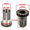 ENGRANAJE DE ARRA. S/PRIMARIO CANASTA EMBRA. Z-22 ZANELLA 200 ZTT CREUSO (4369-000)