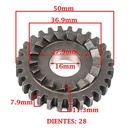 ENGRANAJE DE ARRA. Z-28 GUERRERO-MAGIC/TRIP 110 G CREUSO (7428-000)