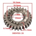 ENGRANAJE DE ARRANQUE J Z-28 GUERRERO-MAGIC/TRIP 110 G CREUSO (7431-000)