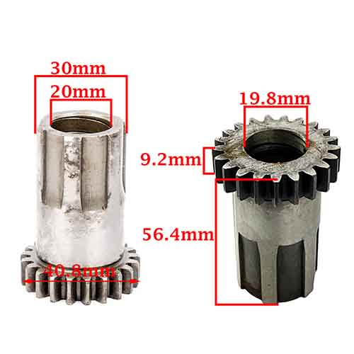 ENGRANAJE DE ARRANQUE S/PRIM. Z-21 MODELO-PRO ZANELLA 200 ZTT Nº1 (4T) CREUSO (4314-PRO)