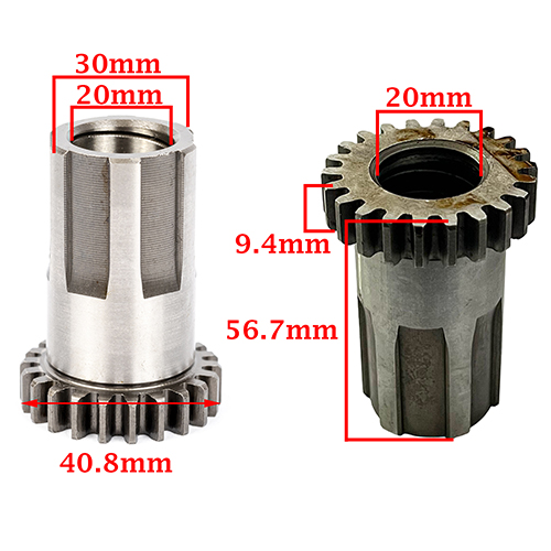 ENGRANAJE DE ARRANQUE S/PRIM. Z-22 ZANELLA 200 ZTT Nº1 (4T) CREUSO (4315-000)