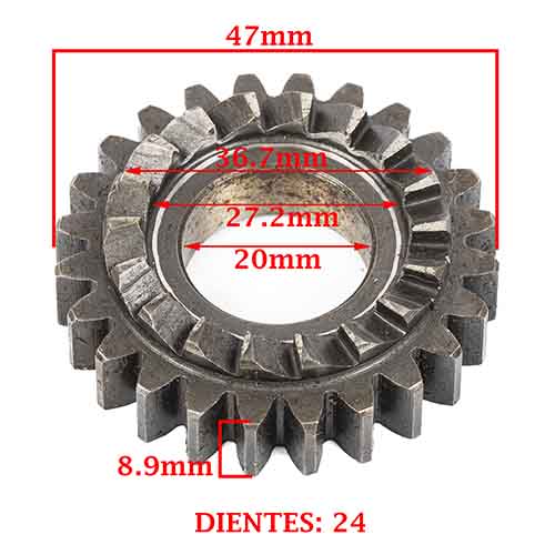 ENGRANAJE DE ARRANQUE Z-23 COMPETICION-100/110/125 CREUSO (8215-PRO)