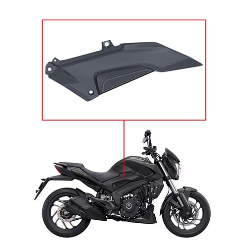 CACHA LATERAL BAJAJ DOMINAR 250 / 400 NEGRO LADO DERECHO MTC