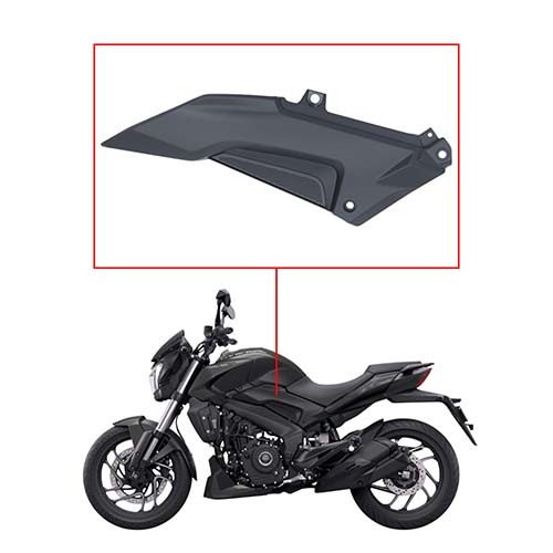 CACHA LATERAL BAJAJ DOMINAR 250 / 400 NEGRO LADO IZQUIERDO MTC