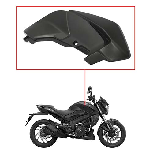 CACHA LATERAL TANQUE BAJAJ DOMINAR 250 / 400 GRIS LADO DERECHO MTC