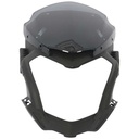 CUBRE OPTICA + PARABRISA BAJAJ DOMINAR 250 / 400 NEGRO MTC