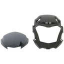 CUBRE OPTICA + PARABRISA BAJAJ DOMINAR 250 / 400 NEGRO MTC