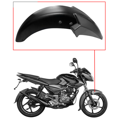 GUARDABARRO DEL. BAJAJ ROUSER NS125 GRIS MTC