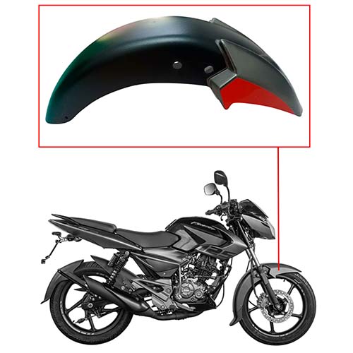 GUARDABARRO DEL. BAJAJ ROUSER NS125 GRIS MTC