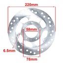 DISCO DE FRENO HONDA BIZ 125 DELANTERO HYD (D8136)