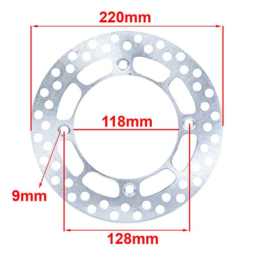 DISCO DE FRENO SUZUKI DR 250 / 350 TRASERO HYD (D8002)