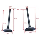 VALVULAS MOTOMEL SKUA 250 FULL/Z. ZTT 250 AD 31.5X89.7 ES 27X85.2 (JGO) STD