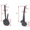 VALVULAS HONDA WAVE 110 S (2017-2018) AD 25.5X76.7 ES 21X76 (JGO) STD