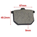 PASTILLA DE FRENO HONDA CBX 1000 HYD (005)