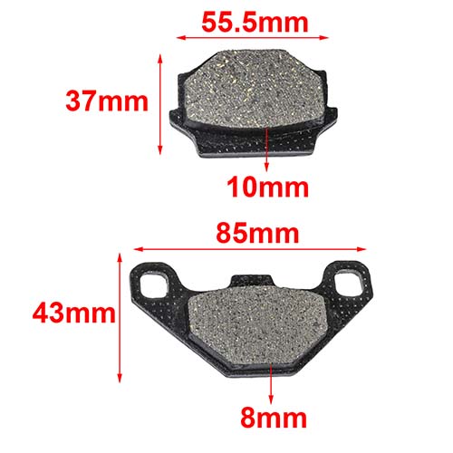 PASTILLA DE FRENO KAWASAKI KLR 250/650 TENGAI (T) HYD (032)