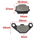 PASTILLA DE FRENO KAWASAKI KLR 250/650 TENGAI (T) HYD (032)