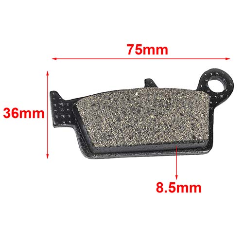 PASTILLA DE FRENO HONDA CBR 600 / XR 250 R DELAN/TRAS HYD (034)